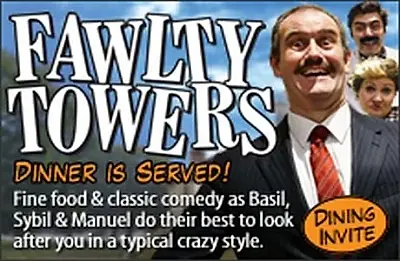 Fawlty Towers Comedy Dinner Show - 31/10/2026 Tewkesbury