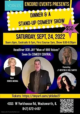 4 Course Dinner & Comedy Show