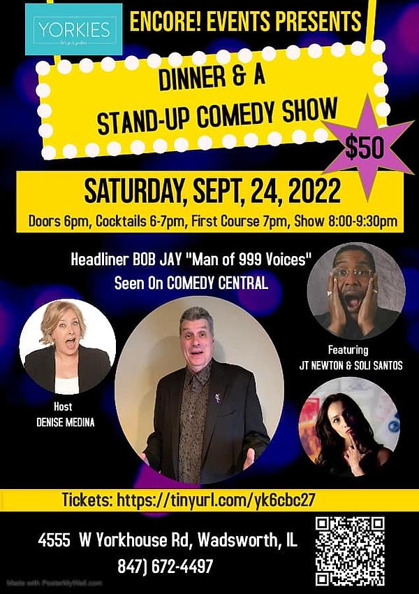 4 Course Dinner & Comedy Show - comedy show