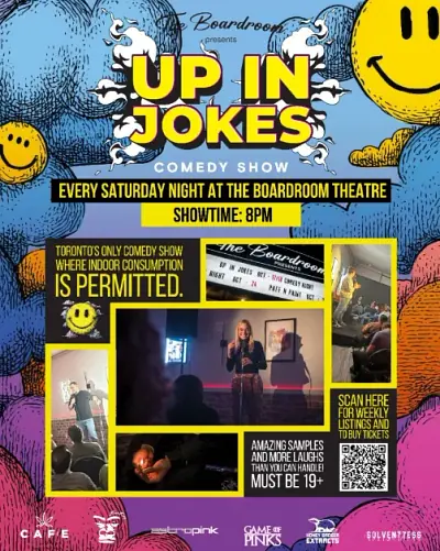 Up in Jokes Toronto Comedy Show June 26th @ 932 Bloor St West