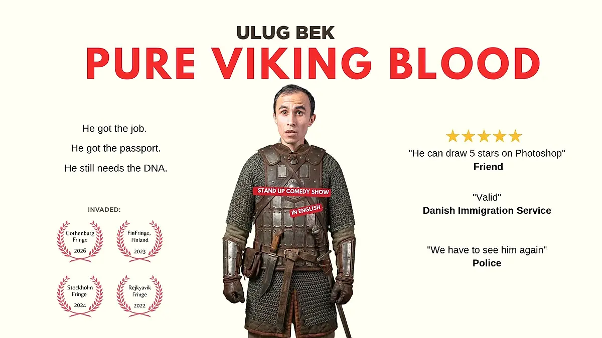 Ulug Bek: PURE VIKING BLOOD - English stand-up comedy show