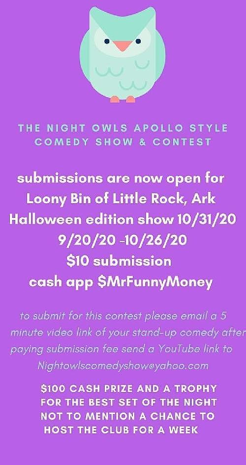 The Night Owls Apollo style Comedy contest - comedy show