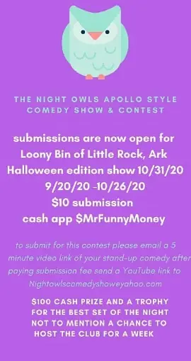 The Night Owls Apollo style Comedy contest - comedy show
