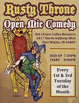 Rusty Throne Open Mic Comedy 
