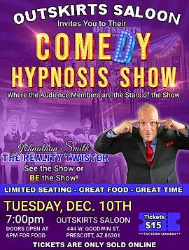 Comedy Hypnosis Show with Johnathan Smith aka The Reality Twister - comedy show