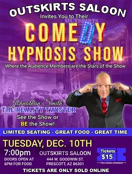 Comedy Hypnosis Show with Johnathan Smith aka The Reality Twister - comedy show