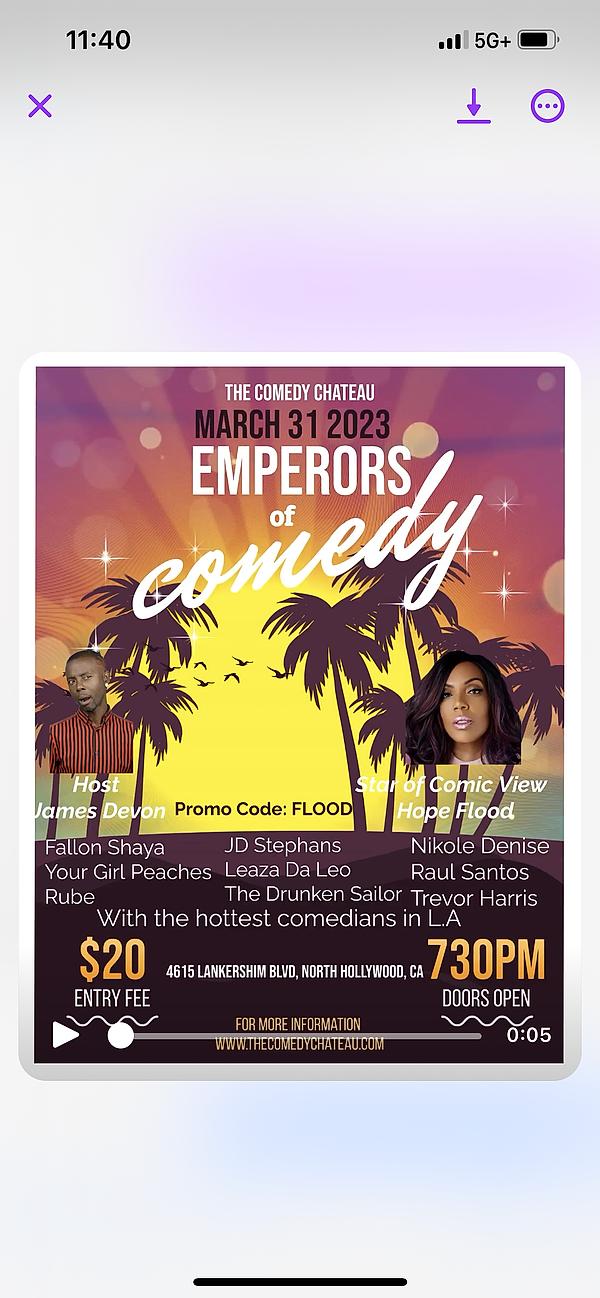 The Emperors of Comedy - comedy show