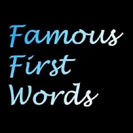 Famous First Words - Open Mics