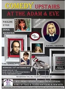 Comedy Upstairs at the Adam & Eve!