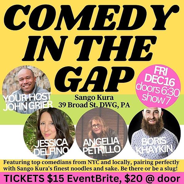 Comedy In The Gap - comedy show