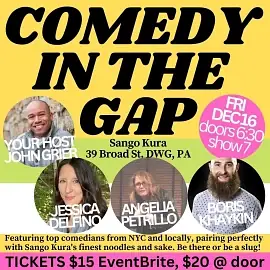 Comedy In The Gap - comedy show