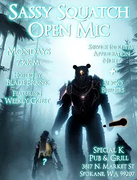 Sassy Squatch Open Mic
