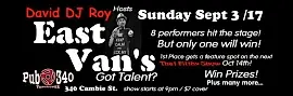 That Filthy Show prestents East Van's Got Talent?