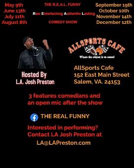 The R.E.A.L. Funny Comedy Show/Open Mic - comedy show