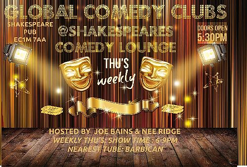 Global Comedy @Shakespeares pub - comedy show