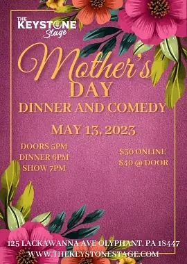 Mother's Day Dinner and Comedy - comedy show