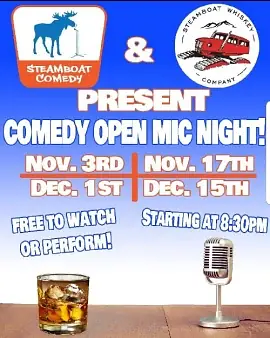 Steamboat Comedy Open Mic - comedy show