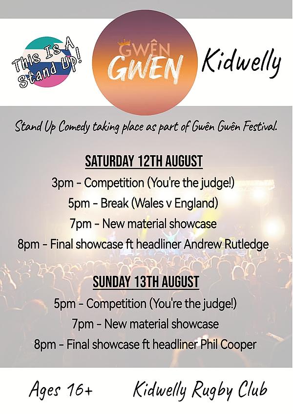 Gwíªn gwen festival - comedy show