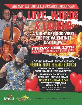 LOVE WORDS & LAUGHS - comedy show