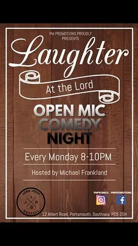 Laughter At The Lord 29/1 - comedy show