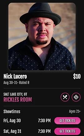 Nick Lucero - comedy show