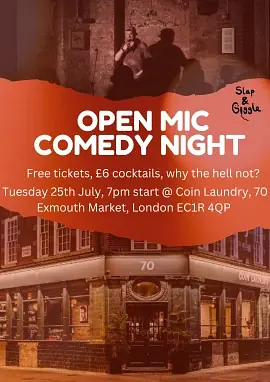 Slap and Giggle Comedy Night - comedy show