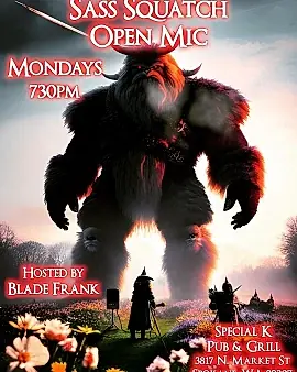 Sass Squatch Open Mic