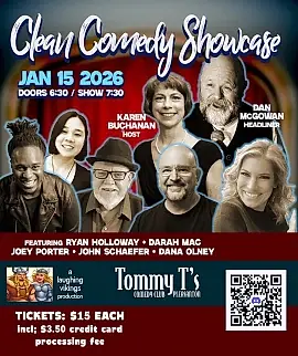 Clean Comedy Showcase at Tommy Ts