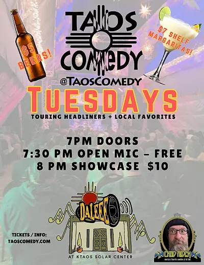 Taos Comedy Tues Showcase at DALEEE KTAOS