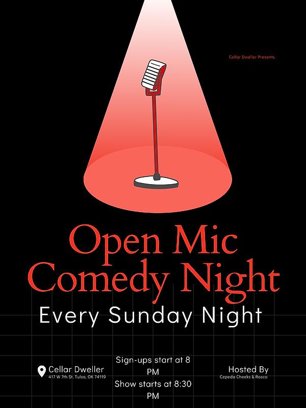 The Cellar Dweller Open Mic - comedy show