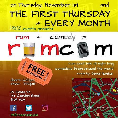 Rum-Com Camden Comedy - comedy show
