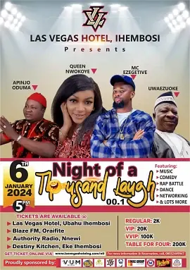 Night of a Thousand Laugh - 001 - comedy show