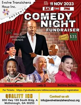 Comedy Night Fundraiser in McDonough, GA - comedy show