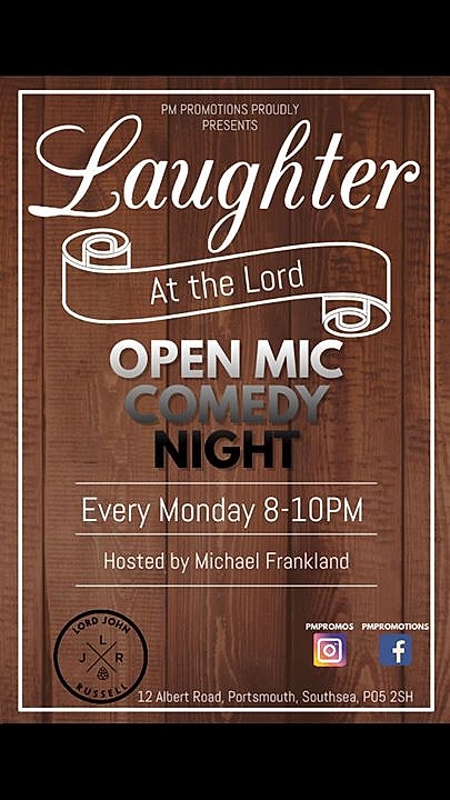 Laughter At The Lord 15/1 - comedy show