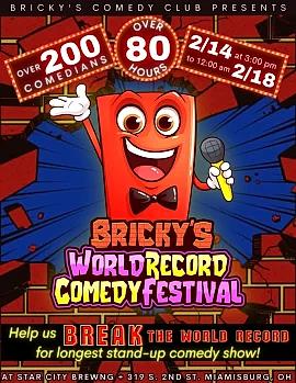 Bricky's world record comedy festival - comedy show