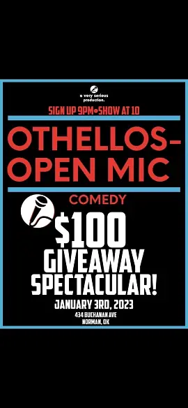 Othellos Open Mic Comedy! - comedy show