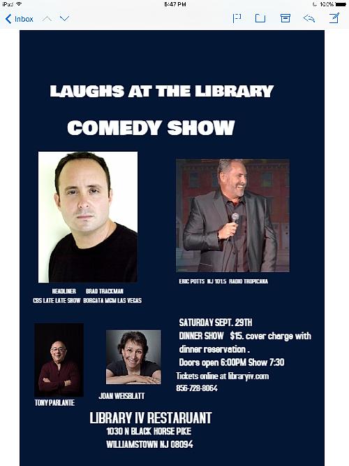 Laughs at the Library - comedy show