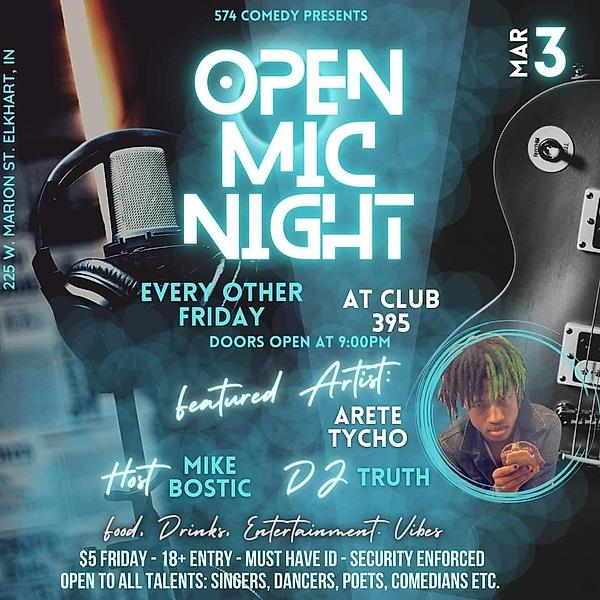 Open mic @ Club 395 - comedy show