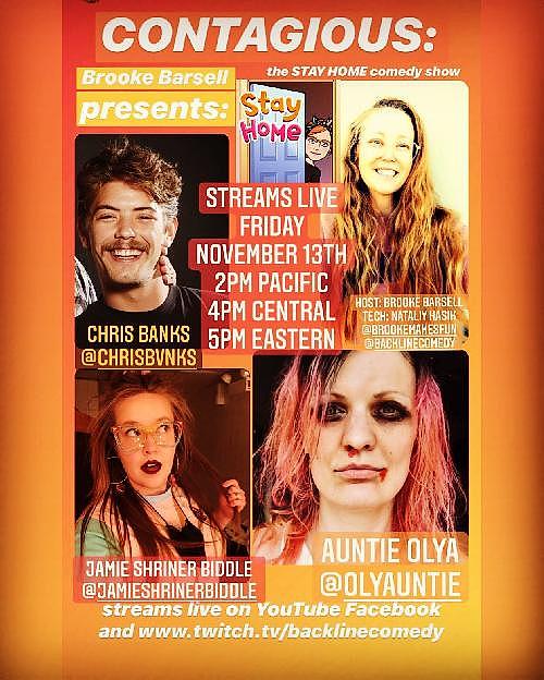 Contagious. Fun Friday by Stay home comedy - comedy show