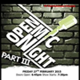 Open Mic Nights; Part III - comedy show