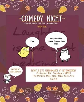 Miracle Mile Comedy Night Open Mic - comedy show