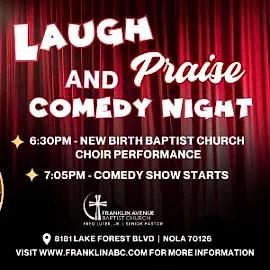 Comedy Night At Franklin Ave. Baptist Church in New Orleans - comedy show
