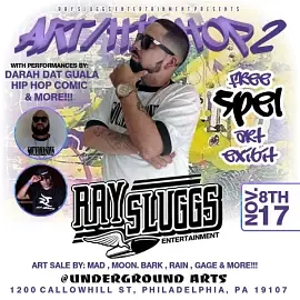 Art/hiphop Show 2 #freeSPEL with Comedy by "Hip-Hop Comic" at Underground Arts - comedy show