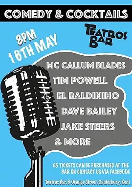 Comedy and Cocktails at Teatros