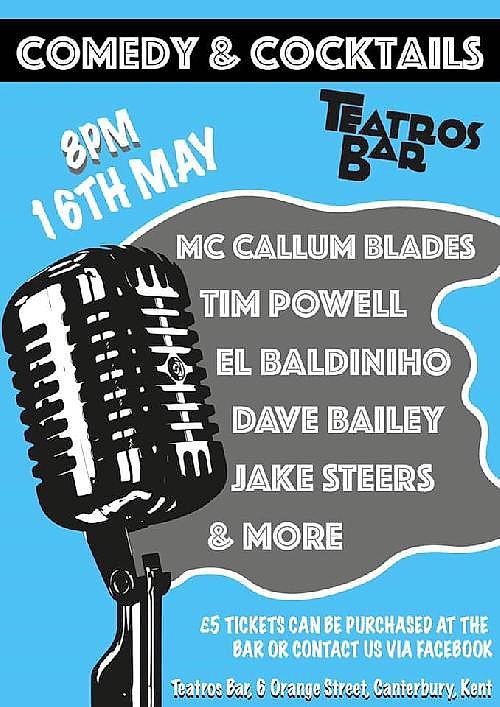 Comedy and Cocktails at Teatros - comedy show