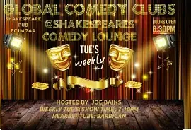 Global Comedy @Shakespeares Comedy Lounge - comedy show