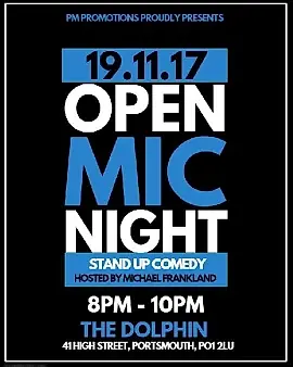Open mic comedy at the dolphin 