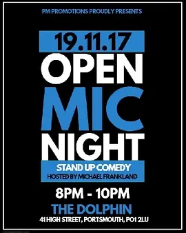 Open mic comedy at the dolphin - comedy show