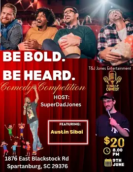 Be Bold. Be Heard. Comedy Competition - comedy show