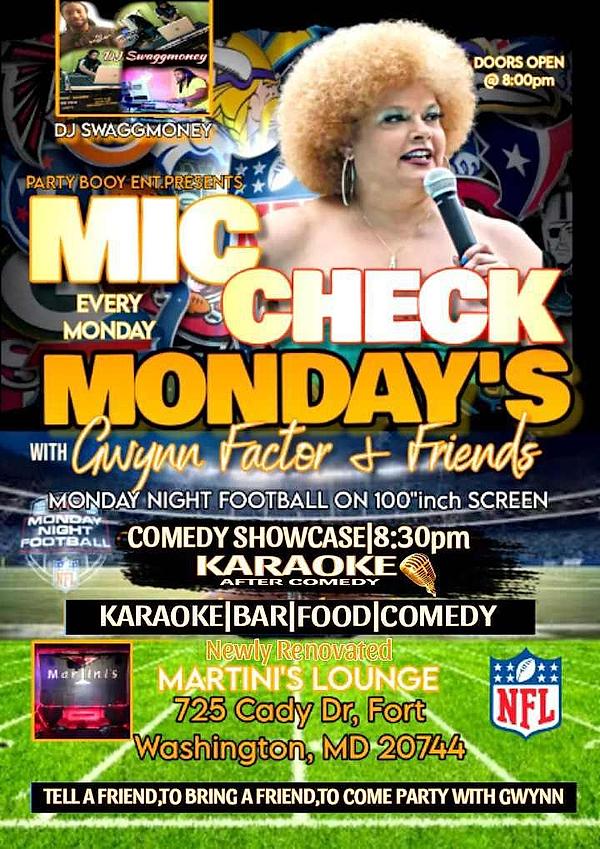Mic Check Monday's - comedy show